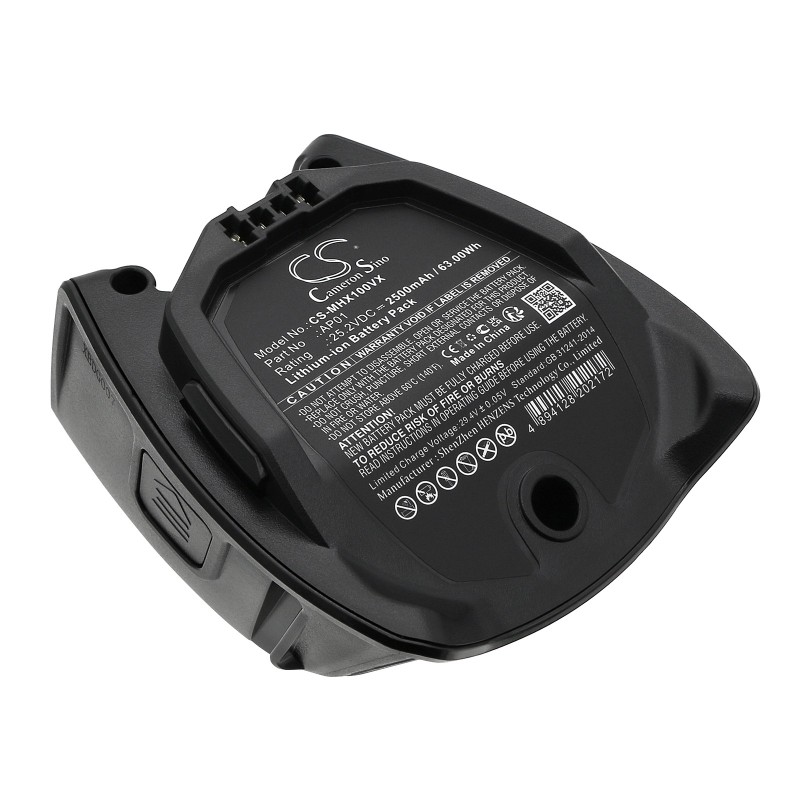 Batterie pour Miele HX2 Pro (2500 mAh/63 Wh, 25.2 V)