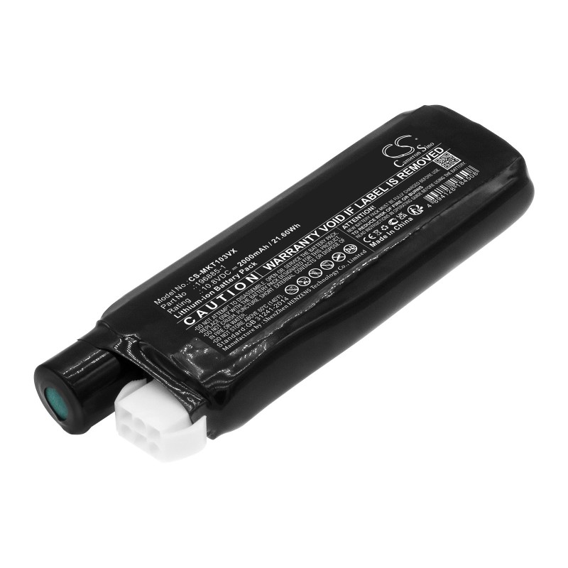 Batterie pour Makita CL105DWR (2000 mAh/21.6 Wh, 10.8 V)