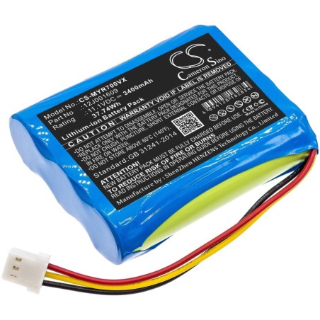 Batterie pour Moneual Everybot RS500 (3400 mAh/37.74 Wh, 11.1 V)