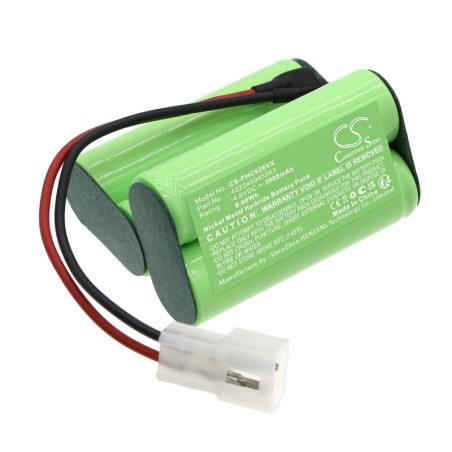 Batterie pour Philips 422245945563 (2000 mAh/9.6 Wh, 4.8 V)