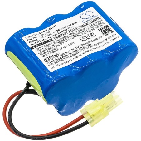 Batterie pour Shark V2940CFS (3000 mAh/18 Wh, 6 V)