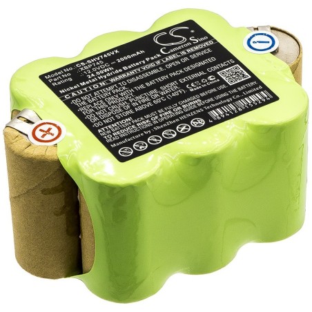 Batterie pour Shark SV745 (2000 mAh/24 Wh, 12 V)