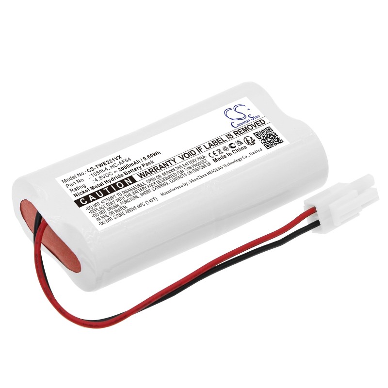Batterie pour Twinbird HC-E221 (2000 mAh/9.6 Wh, 4.8 V)