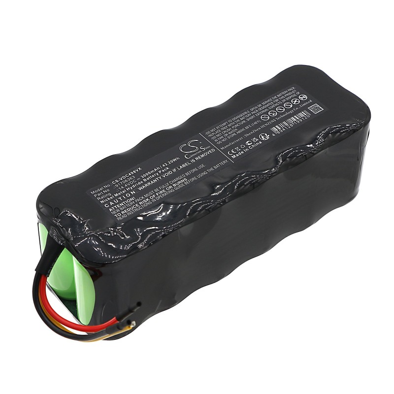 Batterie pour Vileda 91706363 (3000 mAh/43.2 Wh, 14.4 V)