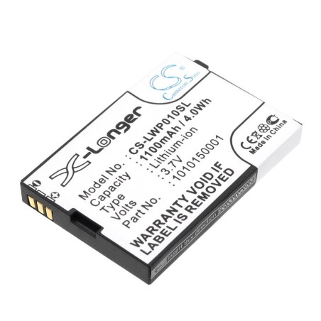 Batterie pour LOCKTEC WP04 WIRELESS (1100 mAh/4.07 Wh, 3.7 V)