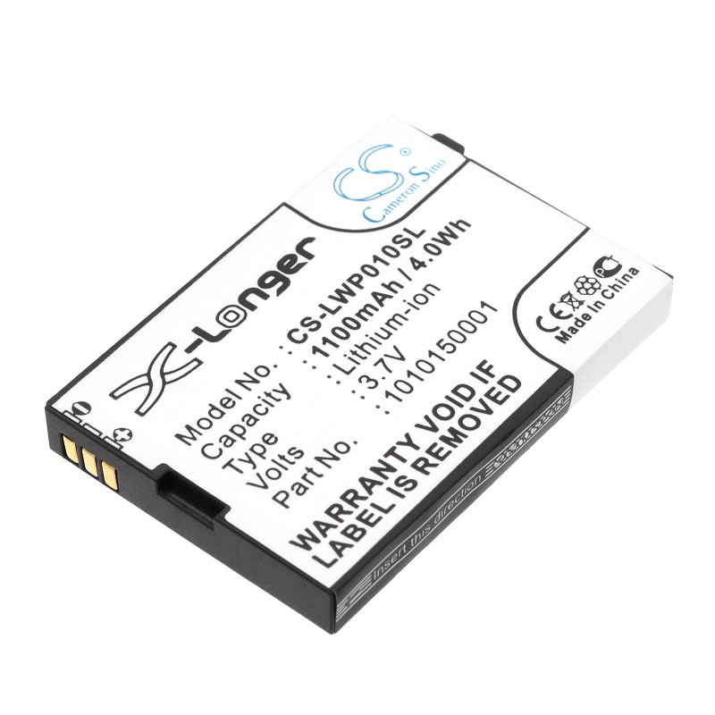 Batterie pour LOCKTEC WP04 (1100 mAh/4.07 Wh, 3.7 V)
