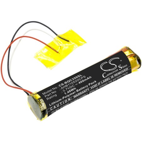 Batterie pour Bose 419811 (400 mAh/1.48 Wh, 3.7 V)