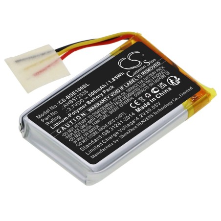 Batterie pour Bose AHB572535 (500 mAh/1.85 Wh, 3.7 V)