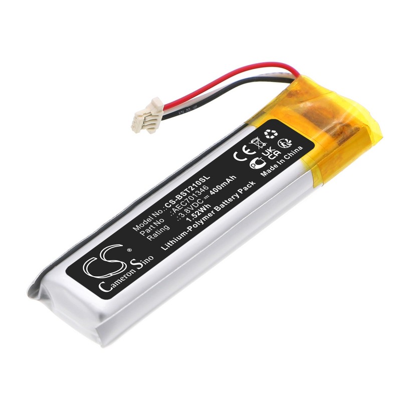 Batterie pour Beats AEC701346 (400 mAh/1.52 Wh, 3.8 V)