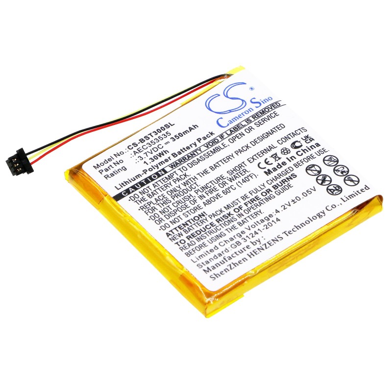 Batterie pour Beats A1796 (350 mAh/1.3 Wh, 3.7 V)