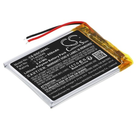 Batterie pour Denon PT403648 (650 mAh/2.41 Wh, 3.7 V)