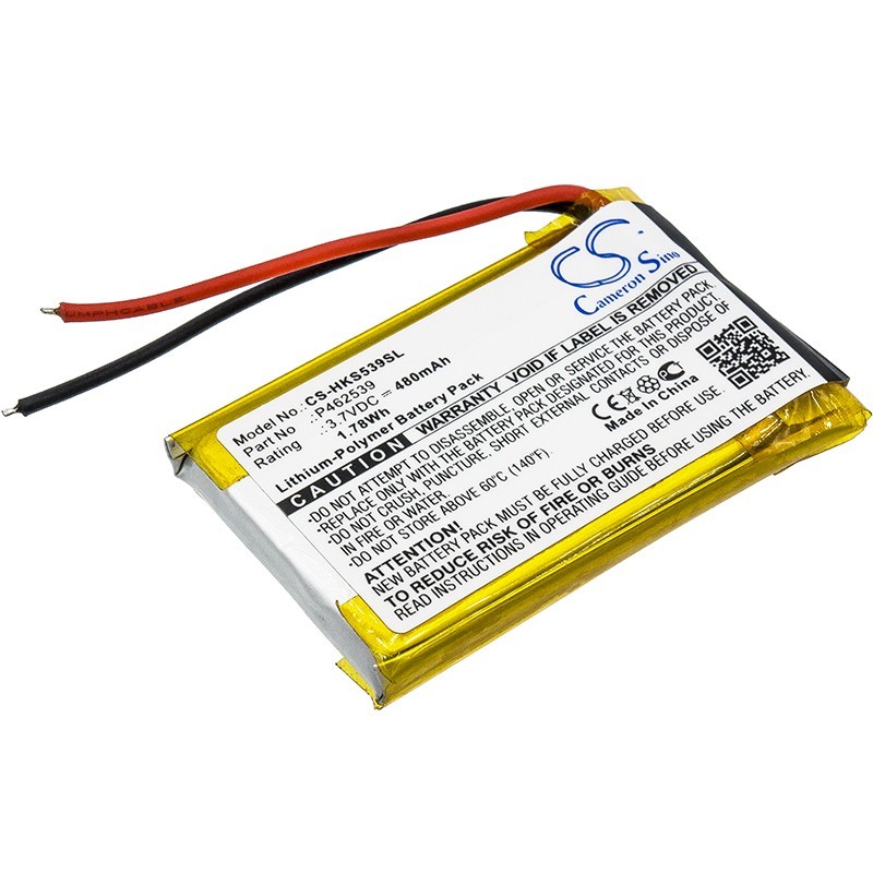 Batterie pour Harman/Kardon SOHO (480 mAh/1.78 Wh, 3.7 V)
