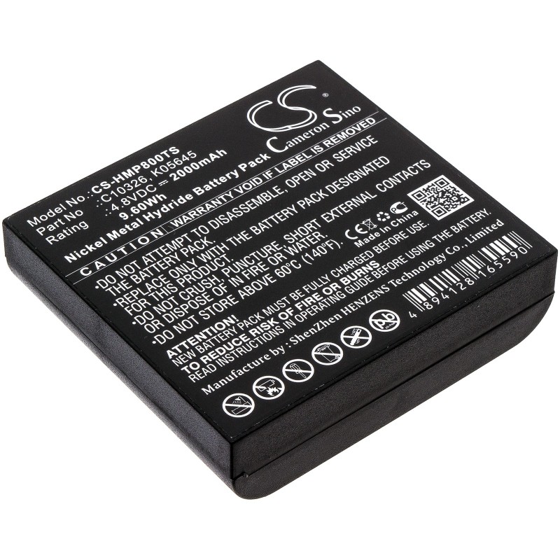 Batterie pour HME C10326 (2000 mAh/9.6 Wh, 4.8 V)