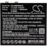 Batterie pour HME C10326 (2000 mAh/9.6 Wh, 4.8 V)