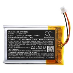 Batterie pour HyperX Cloud Orbit S (1500 mAh/5.55 Wh, 3.7 V)