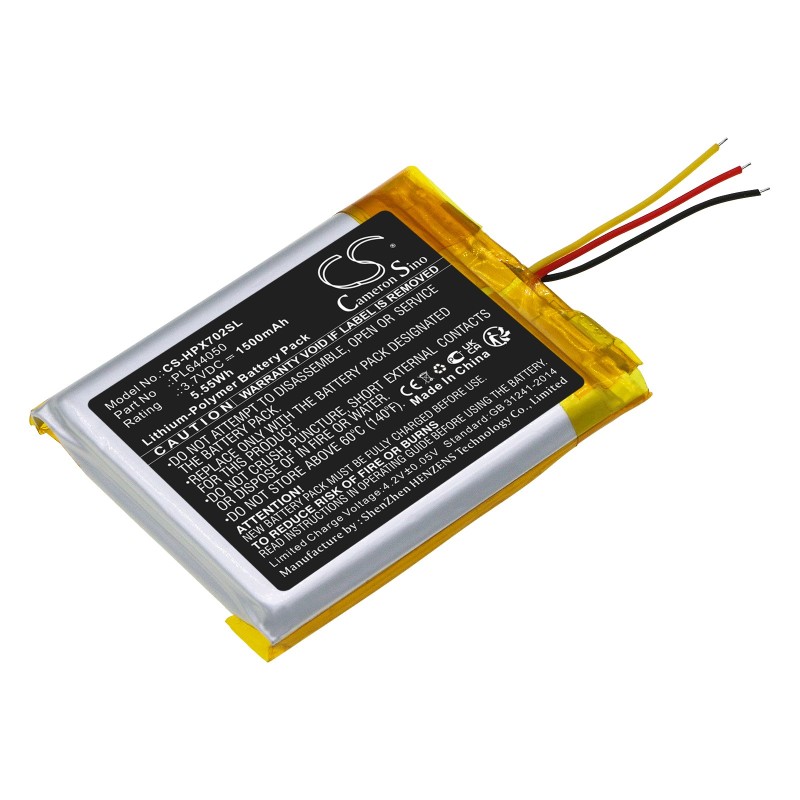 Batterie pour HyperX Cloud Flight (1500 mAh/5.55 Wh, 3.7 V)