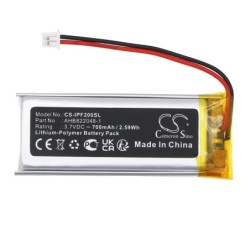 Batterie pour Interphone SHAPE (700 mAh/2.59 Wh, 3.7 V)