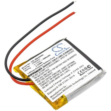 Batterie pour JBL P062831 (600 mAh/2.22 Wh, 3.7 V)