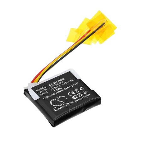 Batterie pour JBL HPT693331 (500 mAh/1.9 Wh, 3.8 V)