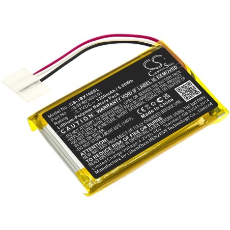 Batterie pour JBL Free Charging Case (1350 mAh/5 Wh, 3.7 V)