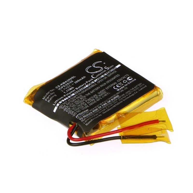 Batterie pour ROCKETFISH RF-MAB2 (300 mAh/1.11 Wh, 3.7 V)