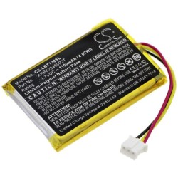 Batterie pour Listen Technologies Audio Guide (1100 mAh/4.07 Wh, 3.7 V)