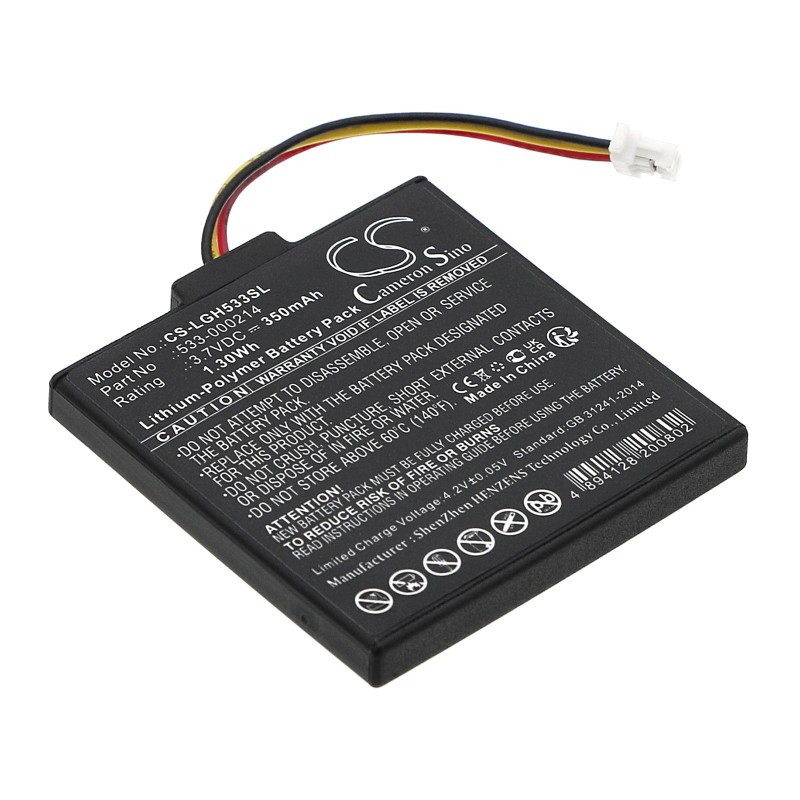 Batterie pour Logitech  Zone Wireless 2 ES (350 mAh/1.3 Wh, 3.7 V)