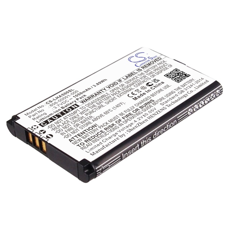 Batterie pour Lightspeed Tango (1050 mAh/3.89 Wh, 3.7 V)