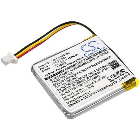 Batterie pour Logitech 75.211561 (450 mAh/1.67 Wh, 3.7 V)