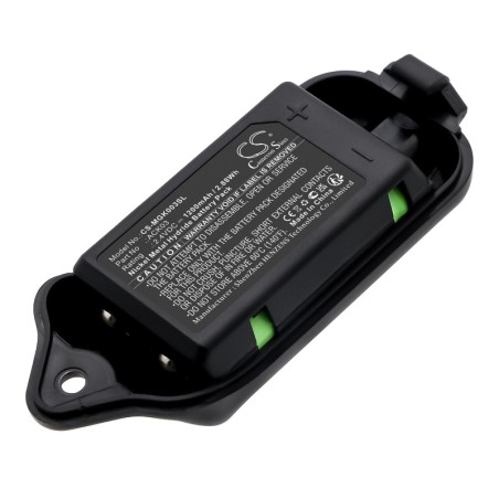 Batterie pour 3M Peltor Lite-Com Basic (1200 mAh/2.88 Wh, 2.4 V)