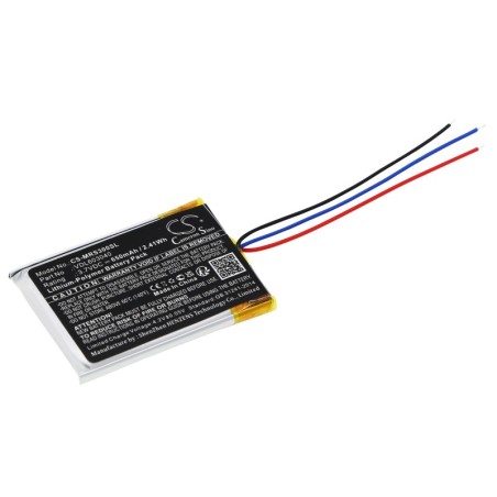 Batterie pour Marshall Major II Bluetooth (650 mAh/2.41 Wh, 3.7 V)