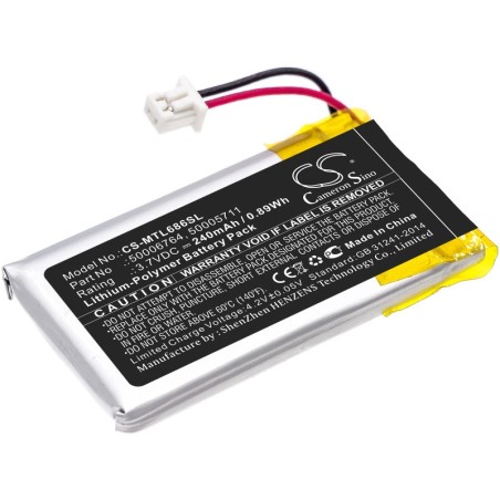 Batterie pour Mitel 6930 (240 mAh/0.89 Wh, 3.7 V)