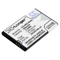 Batterie pour Nolan NC003-BA-21 (900 mAh/3.33 Wh, 3.7 V)