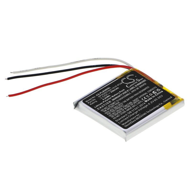 Batterie pour Plantronics 9313SW (250 mAh/0.93 Wh, 3.7 V)