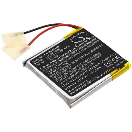 Batterie pour Plantronics Voyager Focus 2 (360 mAh/1.33 Wh, 3.7 V)