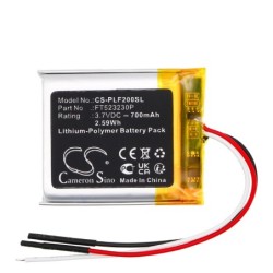 Batterie pour Technics FT523230P (700 mAh/2.59 Wh, 3.7 V)