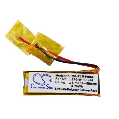 Batterie pour Plantronics M50 (80 mAh/0.3 Wh, 3.7 V)