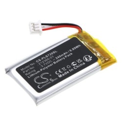 Batterie pour Plantronics Savi 7300 (240 mAh/0.89 Wh, 3.7 V)