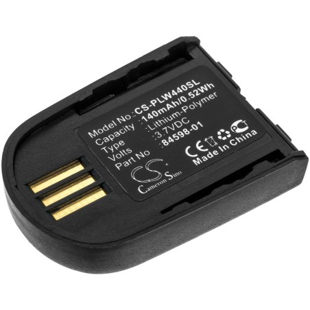 Batterie pour Plantronics 86507-01 (140 mAh/0.52 Wh, 3.7 V)