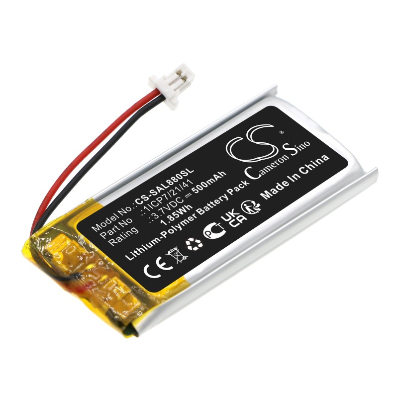Batterie pour Samson 602040 (500 mAh/1.85 Wh, 3.7 V)