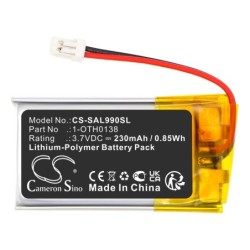 Batterie pour Samson 1-OTH0138 (230 mAh/0.85 Wh, 3.7 V)