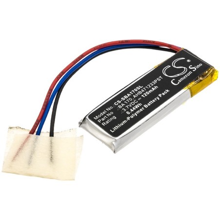Batterie pour Sennheiser BA 170 (120 mAh/0.44 Wh, 3.7 V)