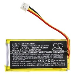 Batterie pour Sennheiser Flex 5000 (280 mAh/1.04 Wh, 3.7 V)
