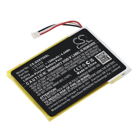 Batterie pour Sony LIS1410 (1200 mAh/4.44 Wh, 3.7 V)