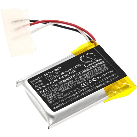 Batterie pour Skullcandy Hesh 3 (400 mAh/1.48 Wh, 3.7 V)