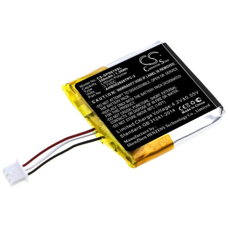 Batterie pour Sennheiser GSP 500 (350 mAh/1.3 Wh, 3.7 V)