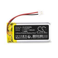 Batterie pour Samson ATX wireless transmitter (400 mAh/1.48 Wh, 3.7 V)