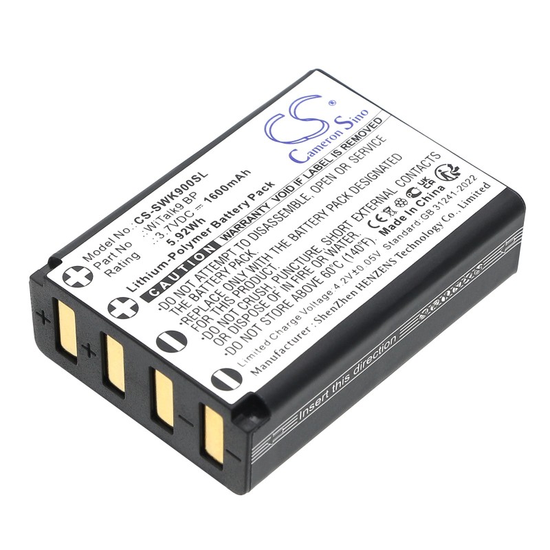 Batterie pour Saramonic WiTalk9 Intercom Headset (1600 mAh/5.92 Wh, 3.7 V)