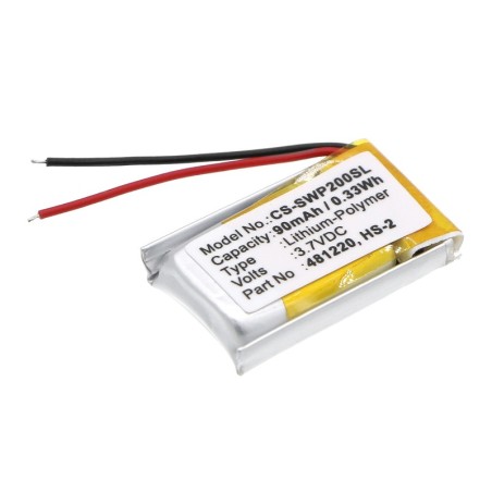 Batterie pour Samsung HS-2 (90 mAh/0.33 Wh, 3.7 V)