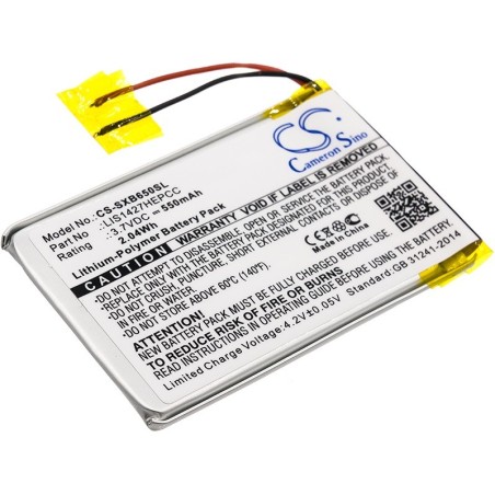 Batterie pour Sony BAT1 (550 mAh/2.04 Wh, 3.7 V)